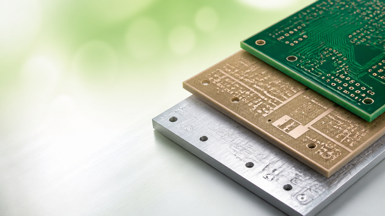 Choosing a PCB Substrate: FR4, Rogers or Aluminum?